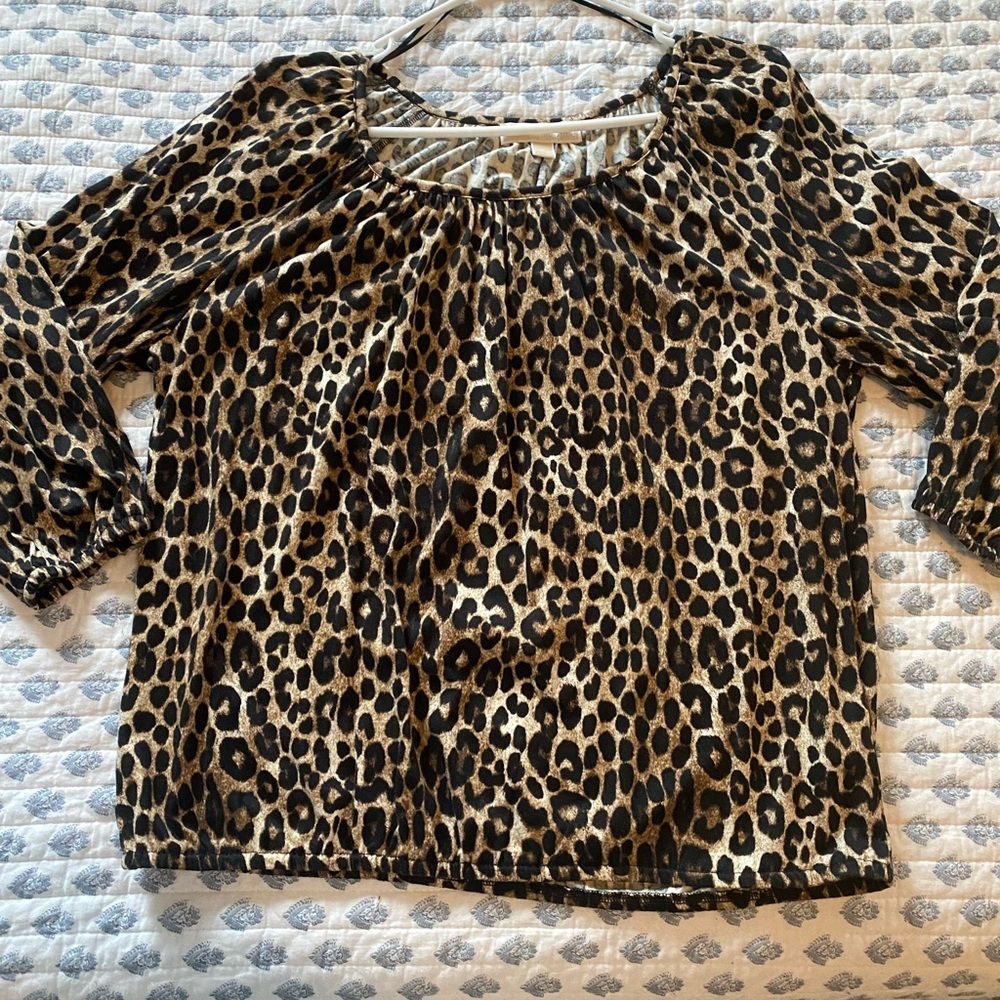 Michael Kors animal print. Super soft.